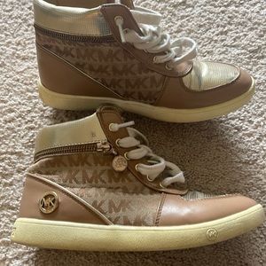 Michael Kors High sneakers in gold